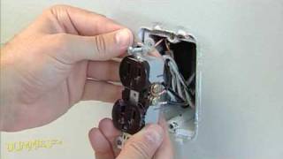 How to Replace a Standard Electrical Outlet For Dummies [upl. by Llechtim451]