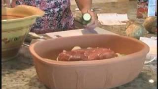 Quick Beef Pot Roast Recipe Made in Romertopf Clay Baker [upl. by Selinski]