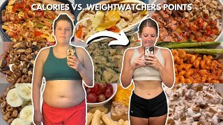 What I Eat In A Week  WeightWatchers POINTS vs CALORIES MACROS  Meals for Weight Loss [upl. by Bloom497]