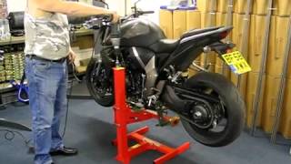 Honda CB1000R Lift stand [upl. by Lehcar959]