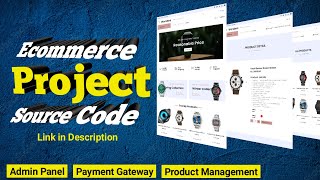 Full Functional amp Responsive eCommerce Website Source Code  HTMLCSSJS Laravel  Payment Gateway [upl. by Lyman]