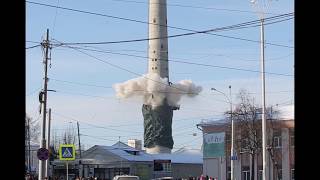 Снос башни Екатеринбург 240318  TV Tower Demolition Yekaterinburg Russia [upl. by Losse]