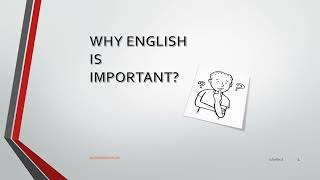 IMPORTANCE OF ENGLISH LANGUAGE  Presentation  To Words Better [upl. by Leidgam]