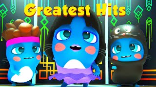 Dance the greatest hits for families with The Moonies  Clean versions of famous songs [upl. by Bertrando385]