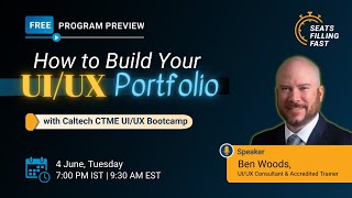 🔥How to Build Your UIUX Portfolio  UIUX Training For Beginners  Caltech  Simplilearn [upl. by Gauldin684]