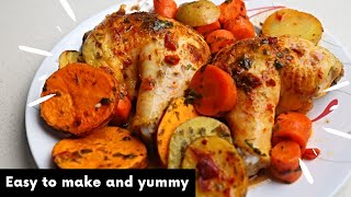 CHICKEN TRAY BAKE jamie oliver Super Easy [upl. by Ahseniuq380]