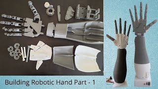 How to Make Robotic Hand Using Servo Motor  Part1  Inmoov  Right Hand [upl. by Dickinson879]