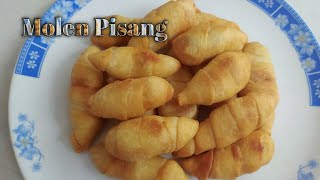 Resep Membuat Molen Pisang Renyah Mudah Tanpa Alat dan Anti Gagal [upl. by Yuu]