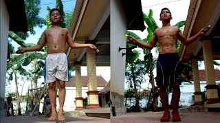 JUMP ROPE SKIPPING  TRANSFORMATION  3 MONTH [upl. by Enyrehtak309]