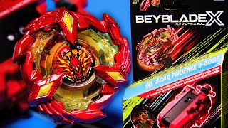 THE BEST Soar Phoenix Deluxe String Launcher Set UNBOXING  BATTLES  Beyblade X [upl. by Ehling]