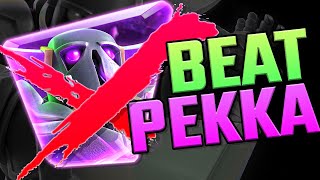 BEATING quotEVOquot PEKKA with 1 DECK in CLASH ROYALE [upl. by Luci]