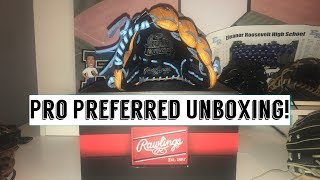 Custom Rawlings Pro Preferred UNBOXING [upl. by Auqenat]