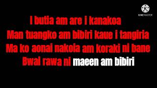 Te iango Kiribati karaoke 2022 [upl. by Oretos]