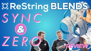 REVIEW ReString Zero AND Restring Sync  The Two Best tennis strings together  Hybrid Strings [upl. by Quintus704]