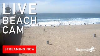 Live Surf Cam Huntington Beach Pier North California [upl. by Avot]