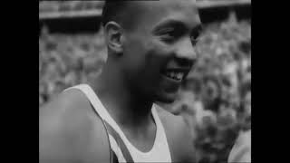 Jesse Owens Wins 100m Gold  Berlin Olympics 1936 [upl. by Nairrod307]