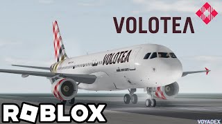 Roblox Volotea Flight  Airbus A320200 MegaVolotea [upl. by Aramoj2]