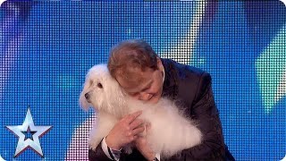 Marc Métral and his talking dog wow the Judges  Britains Got Talent Unforgettable Audition [upl. by Konstantin]