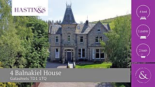 4 Balnakiel House Galashiels TD1 1TQ  Video Tour [upl. by Onitnevuj]