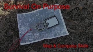 Using a Map and Compass on a Hike  Map and Compass Skills  Video 4 [upl. by Tnomal]