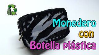 Como hacer Monedero con botella plástica Reciclaje Ecobrisa [upl. by Sidran]