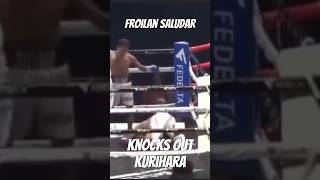 Froilan Saludar Knocks out Kurihara  Saludar Vs Kurihara trending boxing [upl. by Lezlie610]