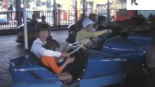 Late 1960s Butlins Clacton Funfair Colour 16mm Home Movies [upl. by Mas]