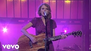 Taylor Swift  Back To December Live on Letterman [upl. by Pallaten104]