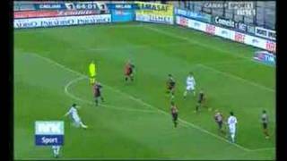 Milan goals vs Cagliari 25112007 [upl. by Normandy432]