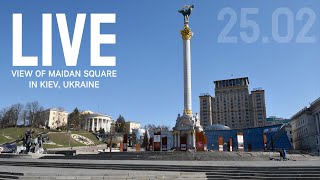 Kiev Live  Kievs Maidan Square  Live Camera From Kyiv Ukraine  Ukraine kyiv [upl. by Elauqsap]