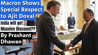 Macron Shows Special Respect to Ajit Doval  Nuclear Submarine Deal Almost Ready [upl. by Marleen]