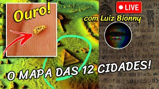 O MAPA DAS 12 CIDADES SECRETAS DA AMAZÔNIA  LIVE COM LUIZ BIONNY luizbionny [upl. by Yecniuq751]