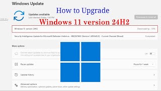 Windows  How to Upgrade Windows 11 version 24H2 [upl. by Dj]