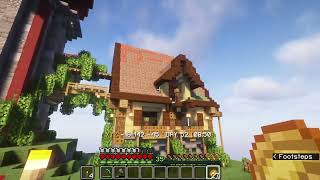 Minecraft Hardcore An Awsome Farm House amp Villagers [upl. by Kaleb]