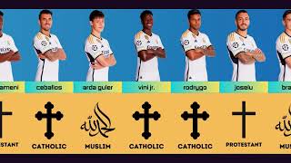 Real Madrid 20232024 Players Religion [upl. by Purpura]