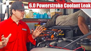 How We Fixed a Major Coolant Leak  F350 60L Powerstroke [upl. by Oivlis]