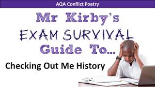 Mr Kirbys Exam Survival Guide  Checking Out Me History [upl. by Furlani]