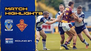 Highlights R21  Huddersfield v Warrington [upl. by Ydnagrub]