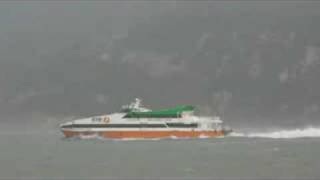 Austal 48M NWFF under storm high speed navigation [upl. by Neural]