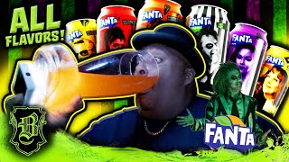 Chugging All The Fanta Beetlejuice Sodas In One Boot [upl. by Nevek]