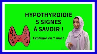 Hypothyroïdie  5 signes à connaître [upl. by Relyks]