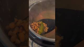 Making mama’s favorite side dish black eyed peas amp okra Follow me on TikTok for more food content [upl. by Niletac]