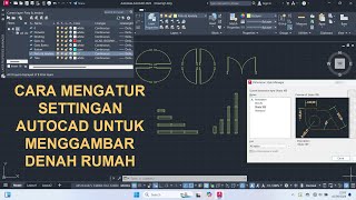 Cara Mengatur Settingan AutoCAD Untuk Menggambar Denah Rumah [upl. by Kancler744]