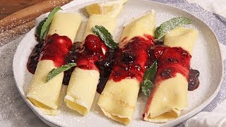 Berries amp Cream Crepes [upl. by Randal]