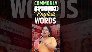 Commonly mispronounced❌ English words🔥 Spoken english by Neetu Singh neetumam learnenglish [upl. by Eselehs849]