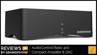 AudioControl Rialto 400 Compact Amp amp DAC  Works with Sonos [upl. by Rfinnej]