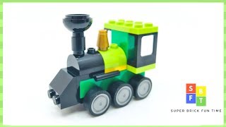 LEGO Steam Train Building Instructions  How to build with Lego Classic 11001 [upl. by Bohman]