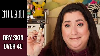 MILANI CONCEAL amp PERFECT LONGWEAR CONCEALER  Dry Skin Review amp Wear Test [upl. by Sherr]