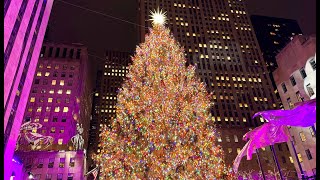 🔴 Nova York ao vivo Passeio pelas decorações de Natal em Nova York [upl. by Stanton791]