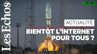 Six satellites lancés pour capter internet partout dans le monde [upl. by Ozen]